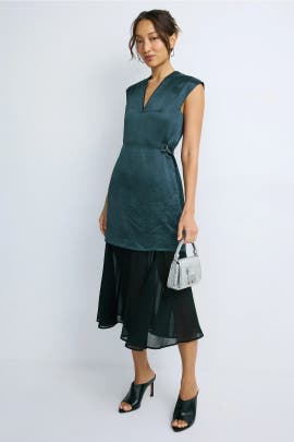 3.1 Phillip Lim x RTR Satin Chiffon Combo Dress