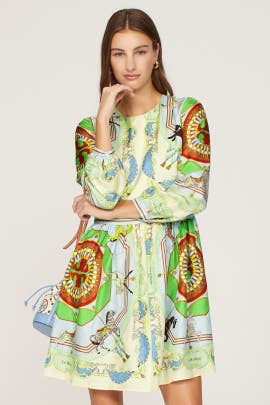 Tory Burch Carousel Short Tunic Dress